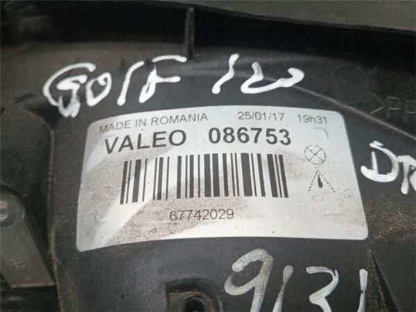 FARO DEL. DCHO Volkswagen Golf 1.9 TDI (90CV) (1997 2004) (66 KW) - 32905 / ALH