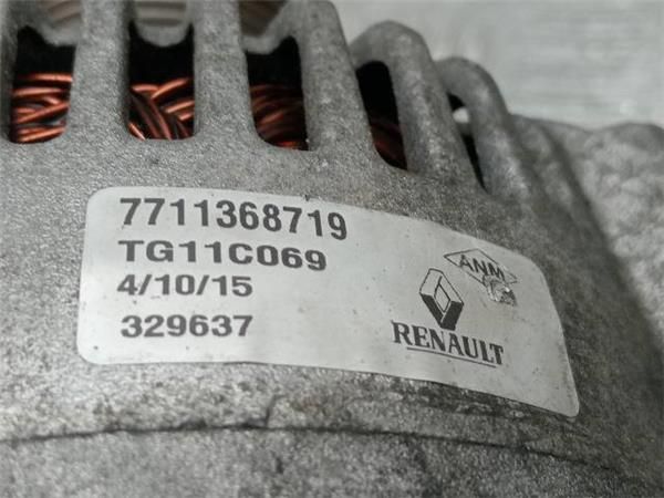 ALTERNADOR Renault Megane 1.5 DCI II (BM) 106CV (2005-2008) (78 KW) - 32907 / K9KP7
