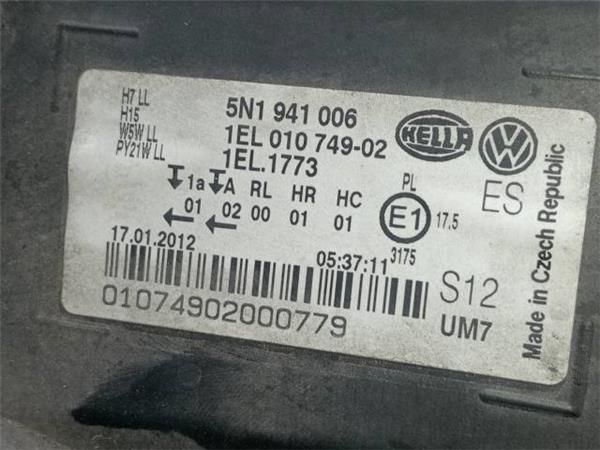 FARO DEL. DCHO Volkswagen Tiguan 2.0 TDI 140CV) (2008 2018) (103 KW) - 33003 / CFF