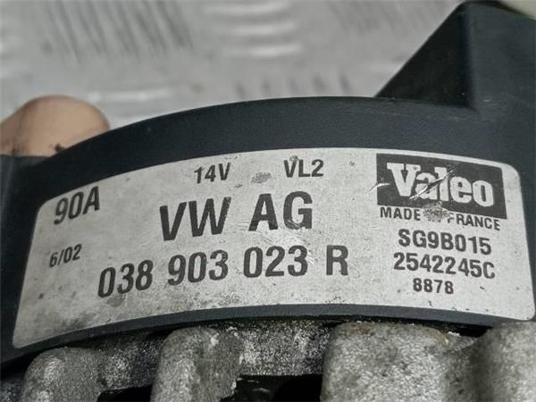 ALTERNADOR Volkswagen Golf 1.9 TDI IV (101CV) (2000 2005) (74 KW) - 33070 / ATD