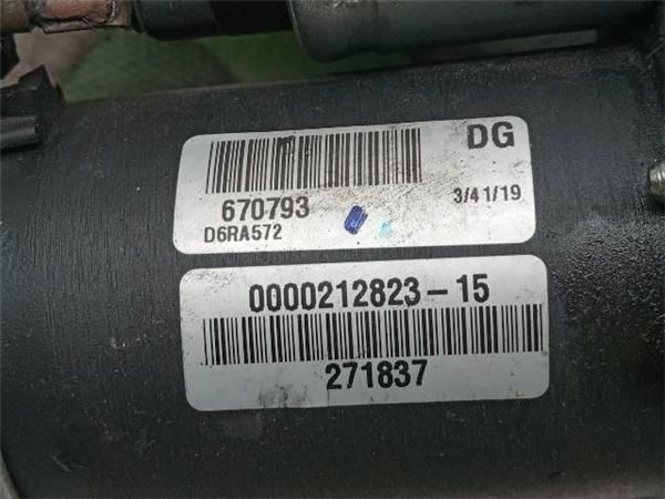 MOTOR ARRANQUE Peugeot 307 1.6 G (109CV) (2002 2008) (80 KW) - 33098 / NFU