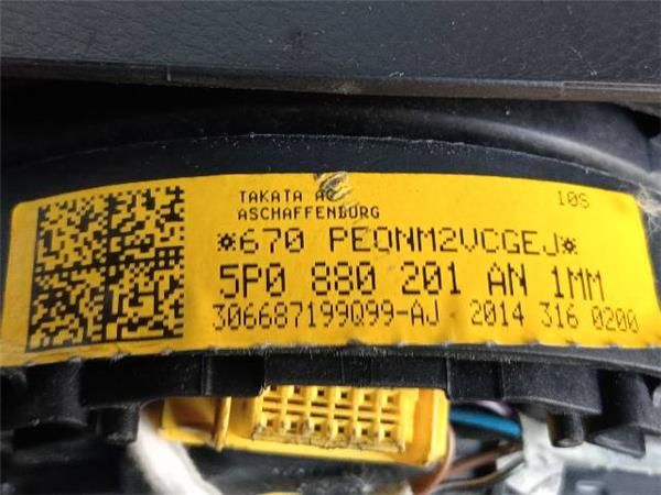 KIT AIRBAG Seat Altea 1.6 TDI XL (5P5) 105CV (2009-2015) (77 KW) - 33133 / CAY