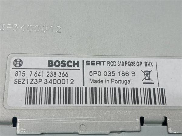 RADIO / CD Seat Altea 1.6 TDI XL (5P5) 105CV (2009-2015) (77 KW) - 33137 / CAY