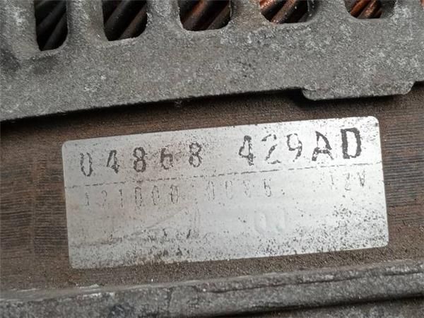 ALTERNADOR Chrysler Voyager 2.8 CRD IV (150CV) (2004 2008) (110 KW) - 33172 / VM47C
