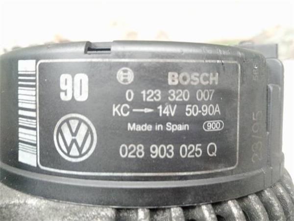 ALTERNADOR Volkswagen Polo 1.6 G (75CV) (1994 1999) (55 KW) - 33199 / AEA