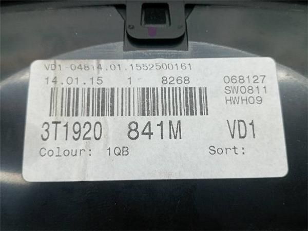 CUADRO INSTRUMENTOS Skoda Superb 2.0 TDI II 140CV 16V (2009-2015) (103 KW) - 33313 / CFF