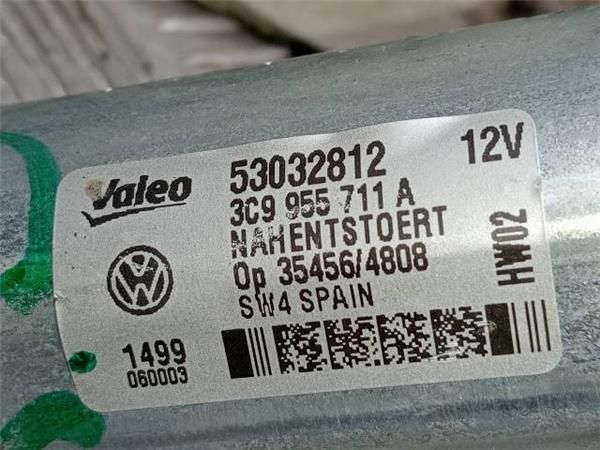 MOTOR LIMPIAPARABRISAS TRA. Volkswagen Passat 1.8 TSI VARIANT (3C5) 160CV (2007-2010) (118 KW) - 33345 / CDA