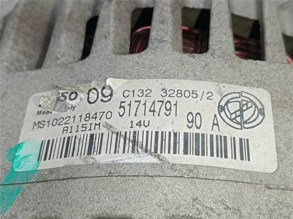 ALTERNADOR Fiat Idea 1.4 G (95CV) (2004 2022) (70 KW) - 33422 / 8A3A1000