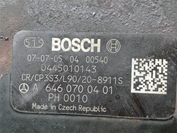 BOMBA INYECTORA Mercedes Sprinter 2.2 CDI 209 3T (88CV) (2006 2009) (65 KW) - 33427 / 646984