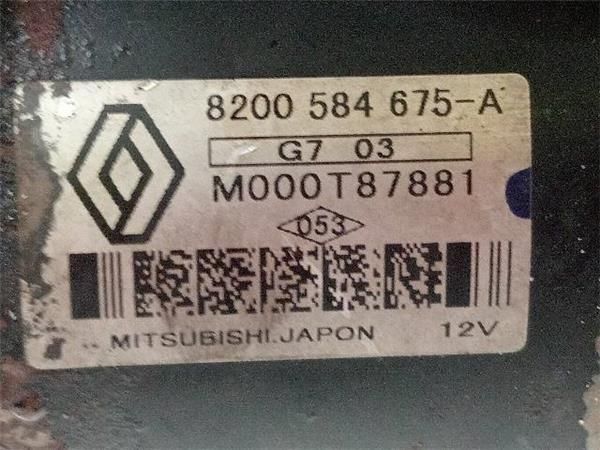 MOTOR ARRANQUE Renault Megane 1.5 DCI II (106CV) (2005 2008) (78 KW) - 33491 / K9K P7, K9KP7