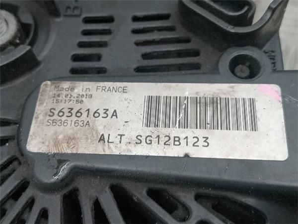 ALTERNADOR Renault Kangoo 1.5 CDI (82CV) (2002 2022) (60 KW) - 33546 / K9K B7