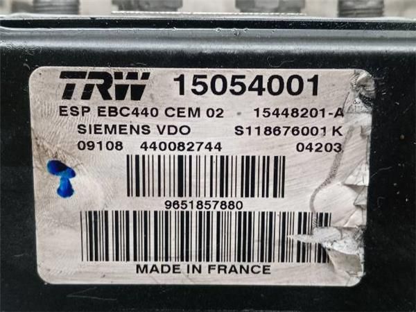 NUCLEO ABS Peugeot 407 2.0 HDI (136CV) (2004 2010) (100 KW) - 33564 / RHR