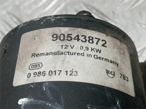 MOTOR ARRANQUE Opel Astra 1.6 G G (101CV) (1998 2005) (74 KW) - 33617 / Z16XE