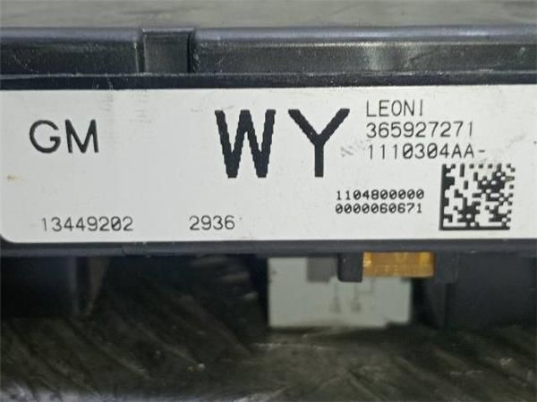 CAJA FUSIBLES/RELE Opel Zafira 1.6 CDTI TOURER C (P12) 120CV (14-19) (88 KW) - 33670 / B16DTH OPT. LVL