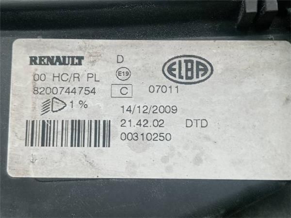 FARO DEL. DCHO Dacia Logan 1.1 G 75CV) (2004 2022) (55 KW) - 33686 / D4F F7