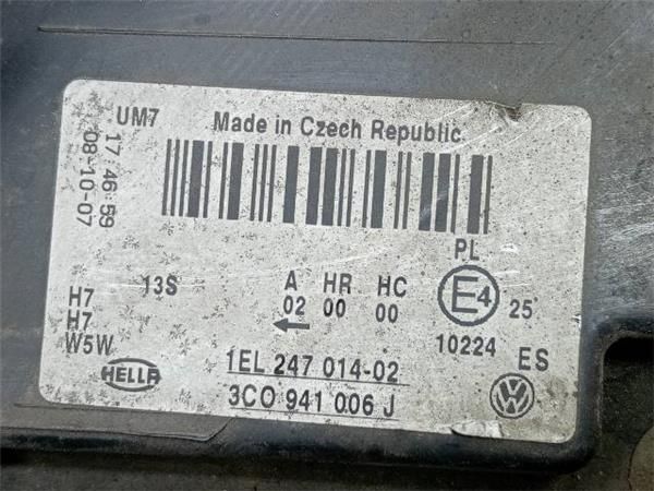 FARO DEL. DCHO Volkswagen Passat 2.0 TDI VARIANT (3C) 140CV (2005-2010) (103 KW) - 33691 / BKP