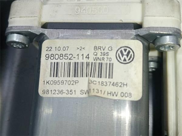 MOTOR ELEVALUNAS DEL. DCHO. Volkswagen Passat 2.0 TDI VARIANT (3C) 140CV (2005-2010) (103 KW) - 33723 / BKP