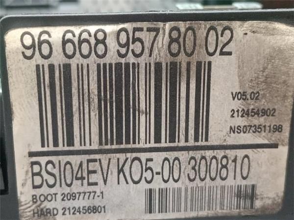CENTRALITA Peugeot 308 1.6 HDI SW (4E/H) 109CV (2007-2014) (80 KW) - 33741 / 9HZ O 9H01
