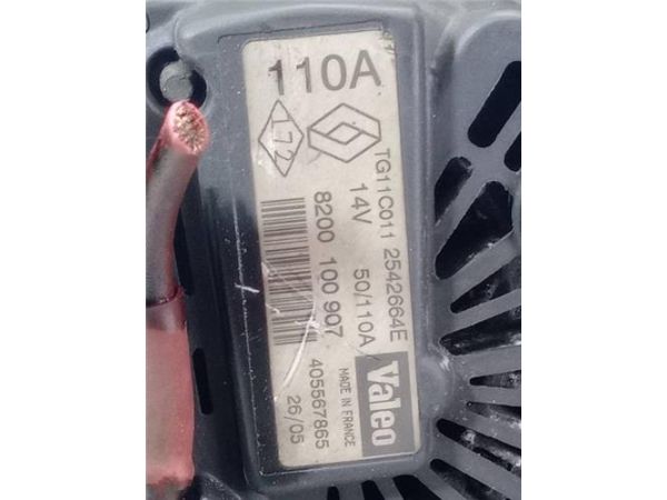ALTERNADOR Renault Clio 1.4 G II (98CV) (2000 2008) (72 KW) - 33841 / K4J C7
