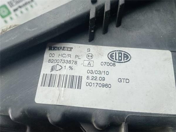 FARO DEL. IZDO. Dacia Sandero 1.5 DCI (BS) 86CV (2008-2012) (63 KW) - 33954 / K9K B7