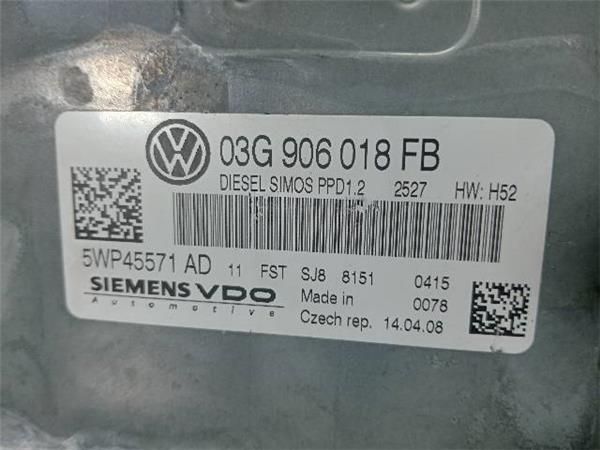 CENTRALITA MOTOR UCE Volkswagen Golf 2.0 TDI V (1K1) 170CV (2005-2008) (125 KW) - 34229 / BMN