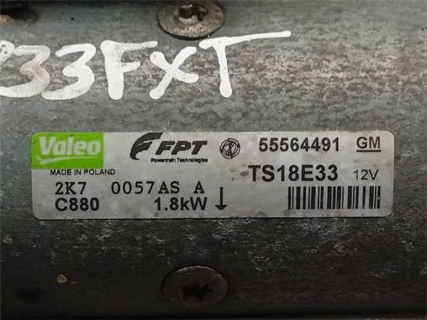 MOTOR ARRANQUE Opel Corsa 1.3 CDTI D (90CV) (2006 2011) (66 KW) - 34299 / Z13DTH