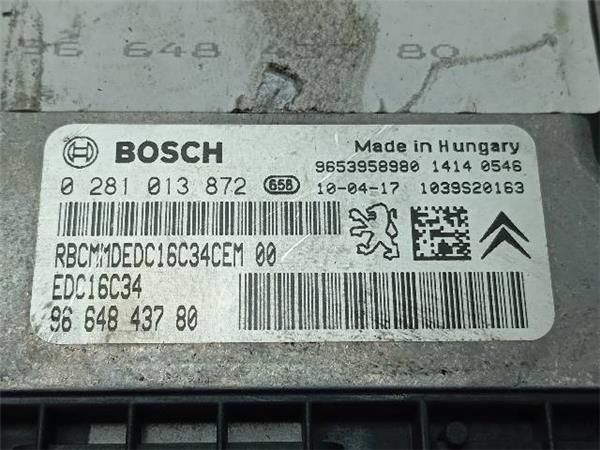 CENTRALITA MOTOR UCE Peugeot 308 1.6 HDI SW (4C) 109CV (2007-2014) (80 KW) - 34509 / 9HZ O 9H01