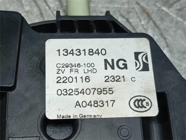 CERRADURA PUERTA DEL. DCHA. Opel Corsa 1.4 G E (90CV) [2014 2022] (66 KW) - 34562 / B14XER LDD