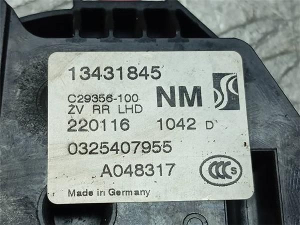 CERRADURA PUERTA TRA. DCHA. Opel Corsa 1.4 G E (90CV) [2014 2022] (66 KW) - 34563 / B14XER LDD