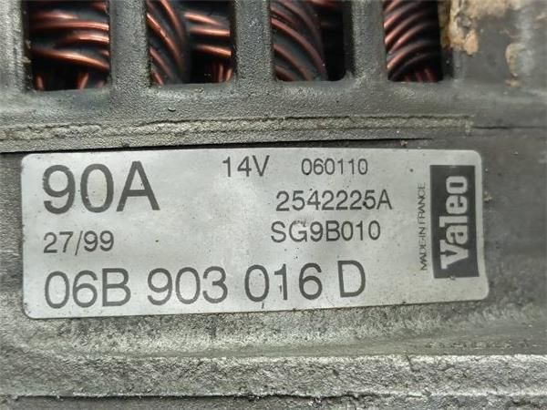 ALTERNADOR Audi A4 1.8 G (B5) AUT 150CV (1995-2000) (110 KW) - 34585 / APU