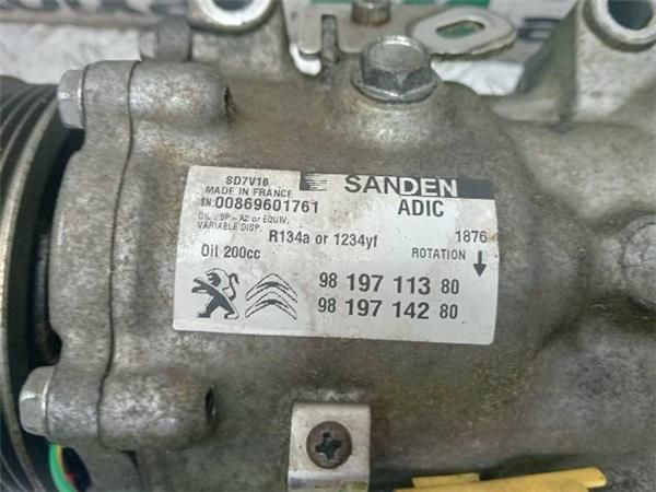 COMPRESOR AIRE ACOND. Peugeot Boxer 2.0 HDI COMBI (U9) 110CV (2015-2019) (80 KW) - 34619 / AH03