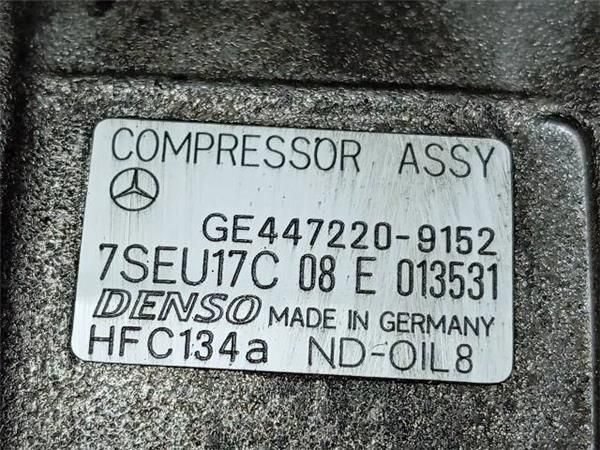 COMPRESOR AIRE ACOND. Mercedes C 220 2.2 CDI W203 (143CV) (2000 2007) (105 KW) - 34697 / 646963