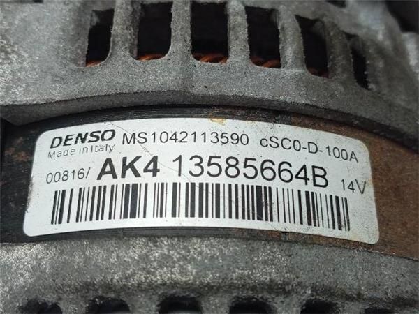 ALTERNADOR Opel Corsa 1.4 G E (90CV) [2014 2022] (66 KW) - 34772 / B14XER LDD