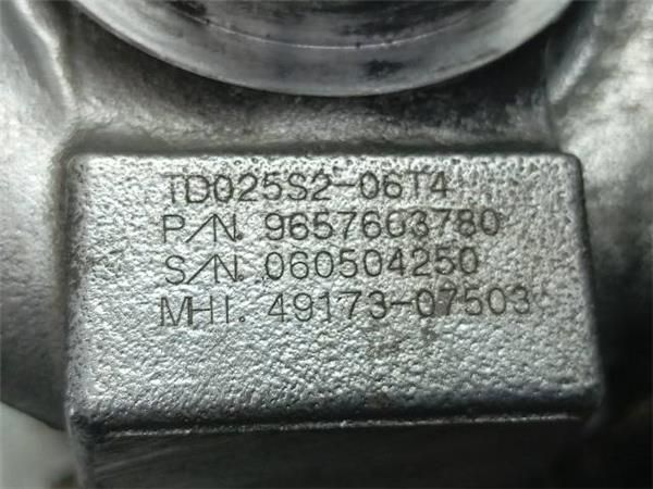 TURBO Citroen Xsara 1.6 HDI PICASSO (90CV) 2005 -2011 (66 KW) - 34790 / 9HX
