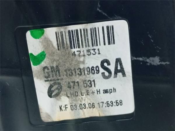 RETROVISOR ELECTRICO IZDO. Opel Zafira 1.9 CDTI (M75) (120CV) [2005 2015] (88 KW) - 34793 / Z19DT