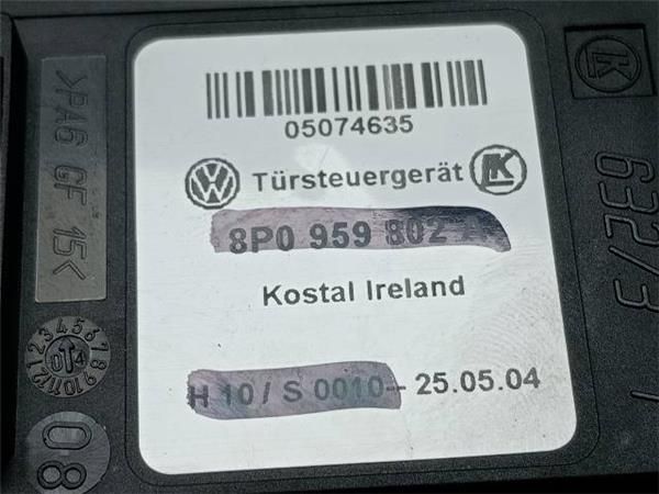 MOTOR ELEVALUNAS DEL. DCHO. Audi A3 2.0 TDI ( 8P) (140CV) (2005 2008) (103 KW) - 34874 / BKD