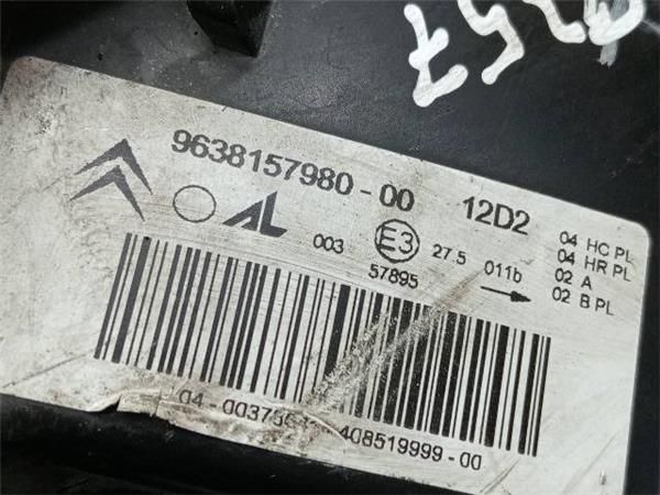 FARO DEL. IZDO. Citroen Xsara 2.0 HDI (90CV) (02/1999 - 03/2005) (66 KW) - 34934 / RHY