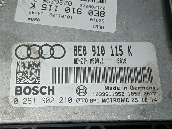 CENTRALITA MOTOR UCE Audi A4 2.0 TFSI (B7) (8E) 4X4 200CV (2004-2008) (147 KW) - 34963 / BWE