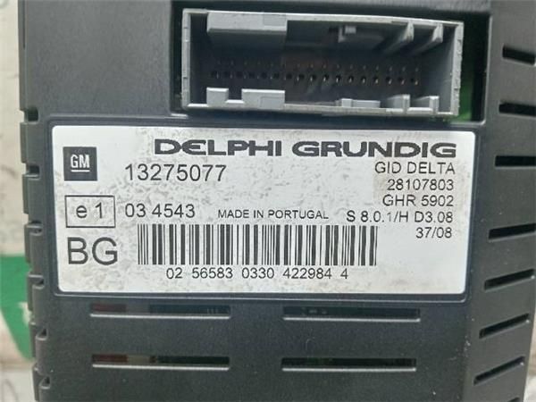 PANTALLA Opel Zafira 1.9 CDTI FAMILIAR (150CV) (2005 2015) (110 KW) - 35095 / Z19DTH