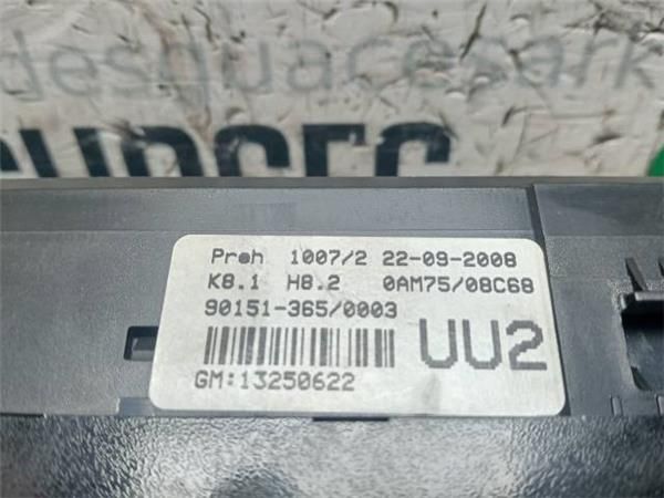 MANDOS CALEFACCION / A.A. Opel Zafira 1.9 CDTI FAMILIAR (150CV) (2005 2015) (110 KW) - 35096 / Z19DTH