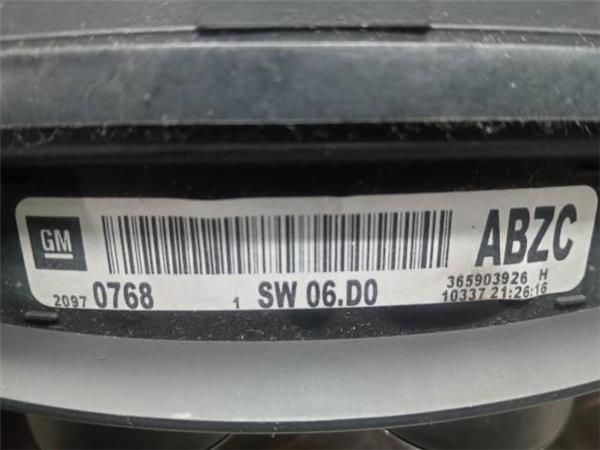 CUADRO INSTRUMENTOS Opel Insignia 2.0 CDTI SPORTS (131CV) (2008 2015) (96 KW) - 35127 / A20DTJ
