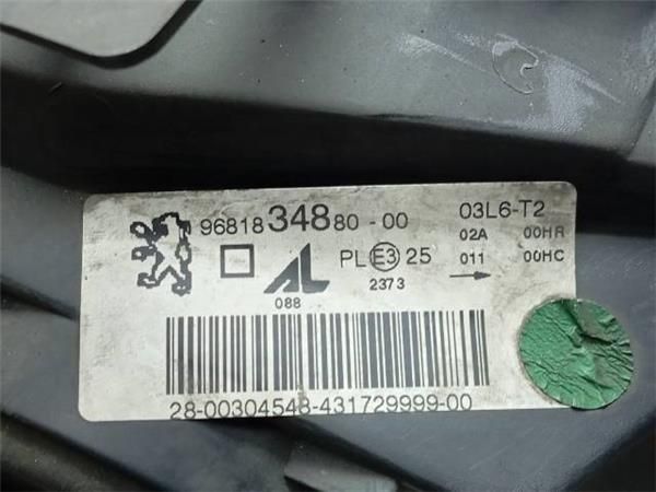 FARO DEL. IZDO. Peugeot 307 1.6  (109CV) (2000 2007) (80 KW) - 35210 / NFV