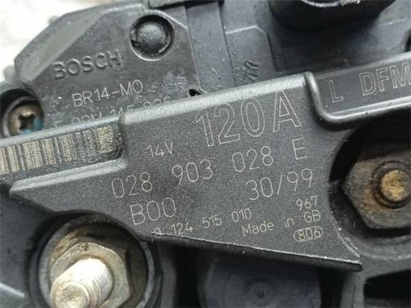 ALTERNADOR Audi A3 1.9 TDI (8L1) (1997 2001) (81 KW) - 35238 / AHF
