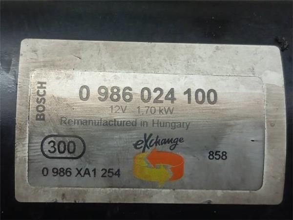 MOTOR ARRANQUE Skoda Octavia 1.6 TDI II (105CV) (2009 2013) (77 KW) - 35239 / CAY