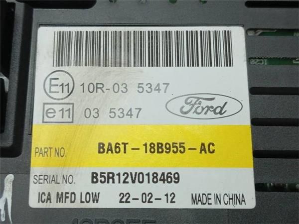 PANTALLA Ford Fiesta 1.2 G VI (JA8) 82CV (2008-2017) (60 KW) - 35282 / SNJB