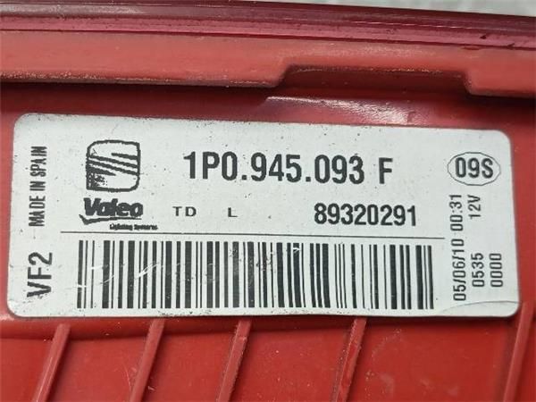 PILOTO PORTON TRA. IZDO. Seat Leon 1.6 TDI (1P1) 105CV (2010-2012) (77 KW) - 35342 / 1P0945093F