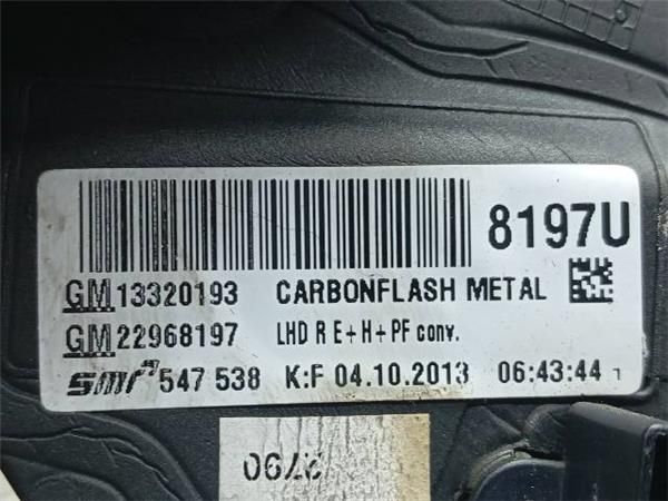 RETROVISOR ELECTRICO DCHO. Opel Insignia 2.0 CDTI (G09) 140CV (2013-2017) (103 KW) - 35387 / A20DTE OPT LHV