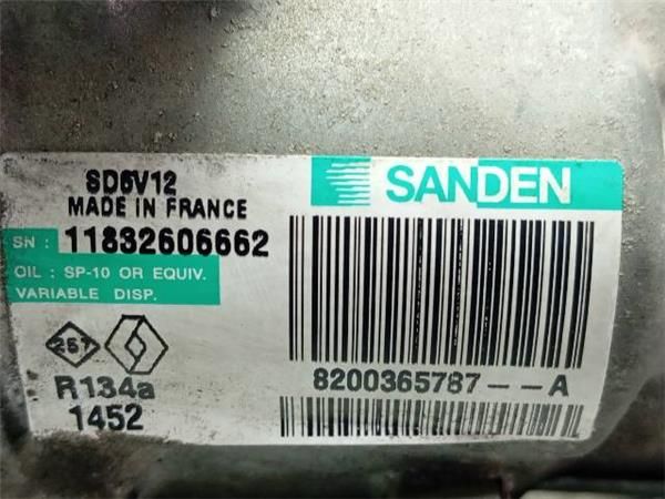 COMPRESOR AIRE ACOND. Renault Clio 1.4  III (98CV) (2000 2008) (72 KW) - 35402 / 8200365787