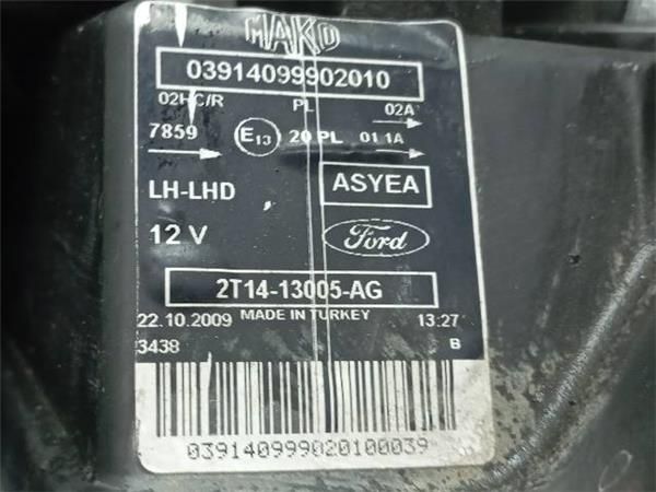 FARO DEL. IZDO. Ford Tourneo 1.8 TDCI CONNECT (110CV) (2006 2013) (81 KW) - 35529 / RWPA