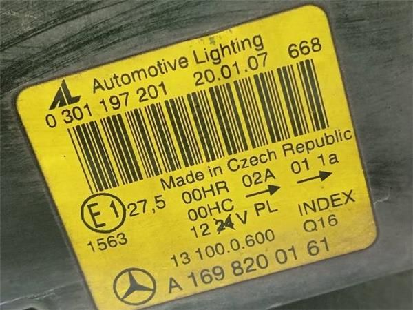 FARO DEL. IZDO. Mercedes A 180 2.0 CDI W169 (109CV) (2004 2012) (80 KW) - 35533 / 640940